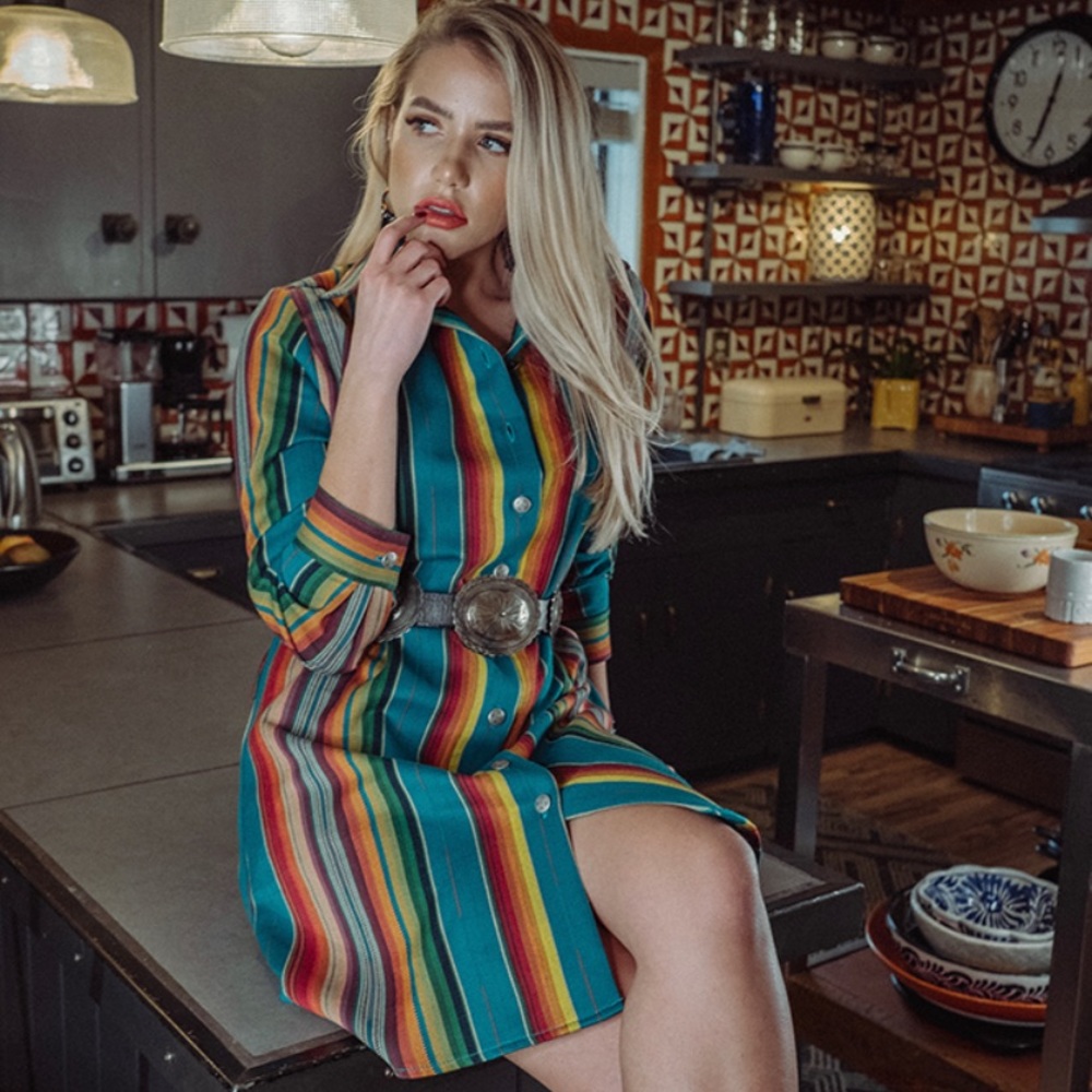 Silverado Trailblazer Serape Dress